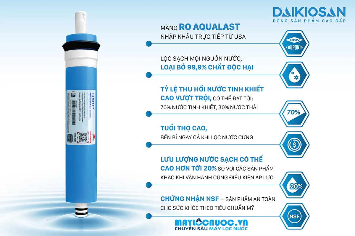 Máy lọc nước Daikiosan DSW-33009I